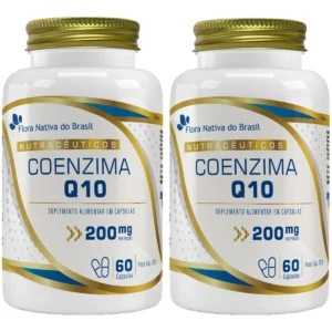 Coenzima Q10 200mg 2 X 60 cápsulas Flora Nativa