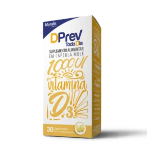 Vitamina D 1.000UI DPrev Todo Dia 30 cápsulas