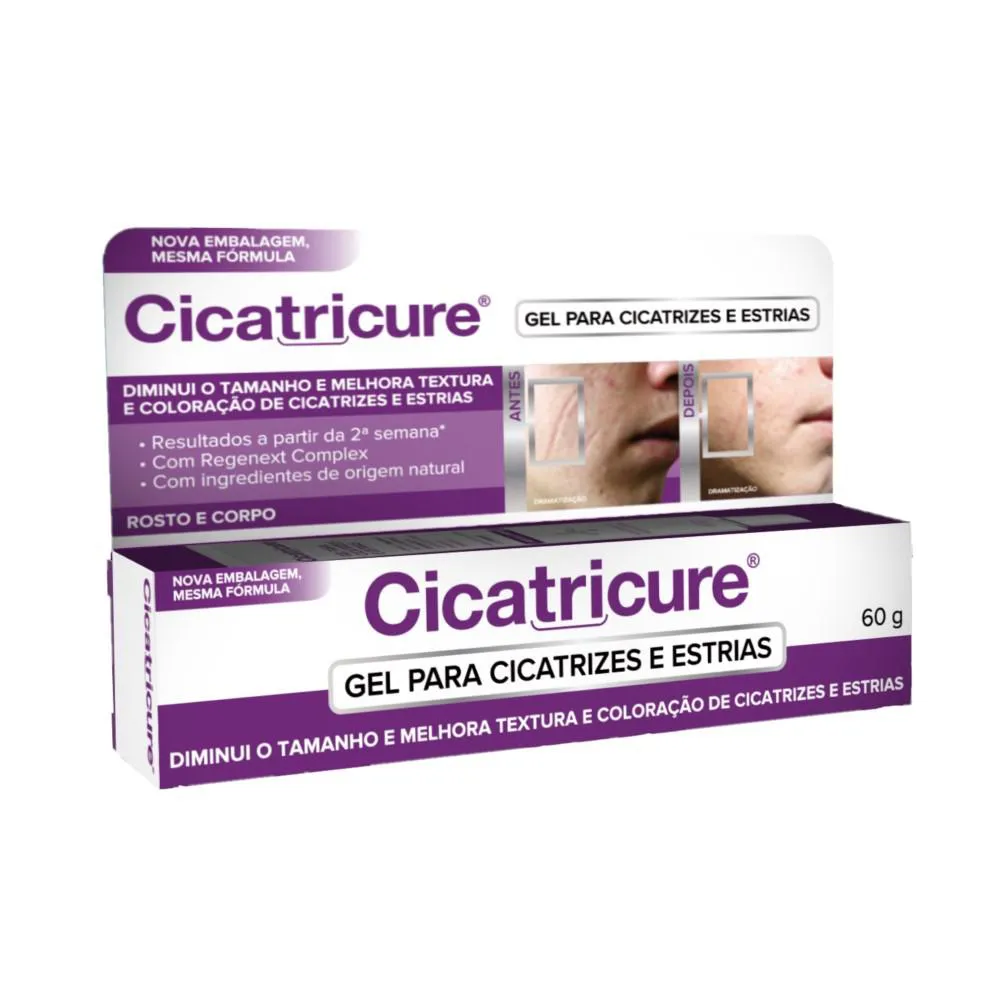 Cicatricure Gel para Cicatrizes e Estrias 30g