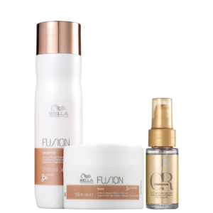 Kit Wella Professionals Fusion + Oil Reflections (3 Produtos)