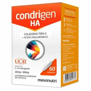 Condrigen HA Colágeno Tipo II + Ácido Hialurônico 60 Cápsulas Maxinutri